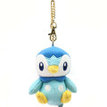 Japan Pokemon Mascot Keychain - Piplup : All Star Collection - Image 3