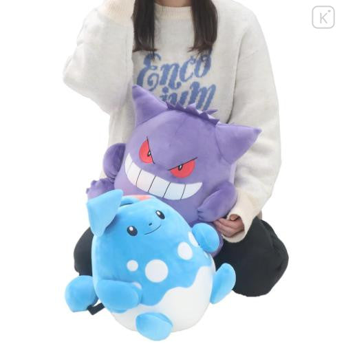 Japan Pokemon Potehug Cushion Plush Toy - Gengar - Image 4
