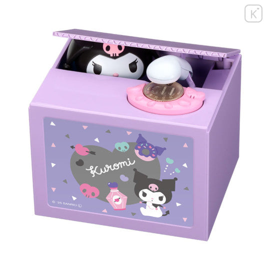 Japan Sanrio Mischief Coin Bank - Kuromi - Image 1