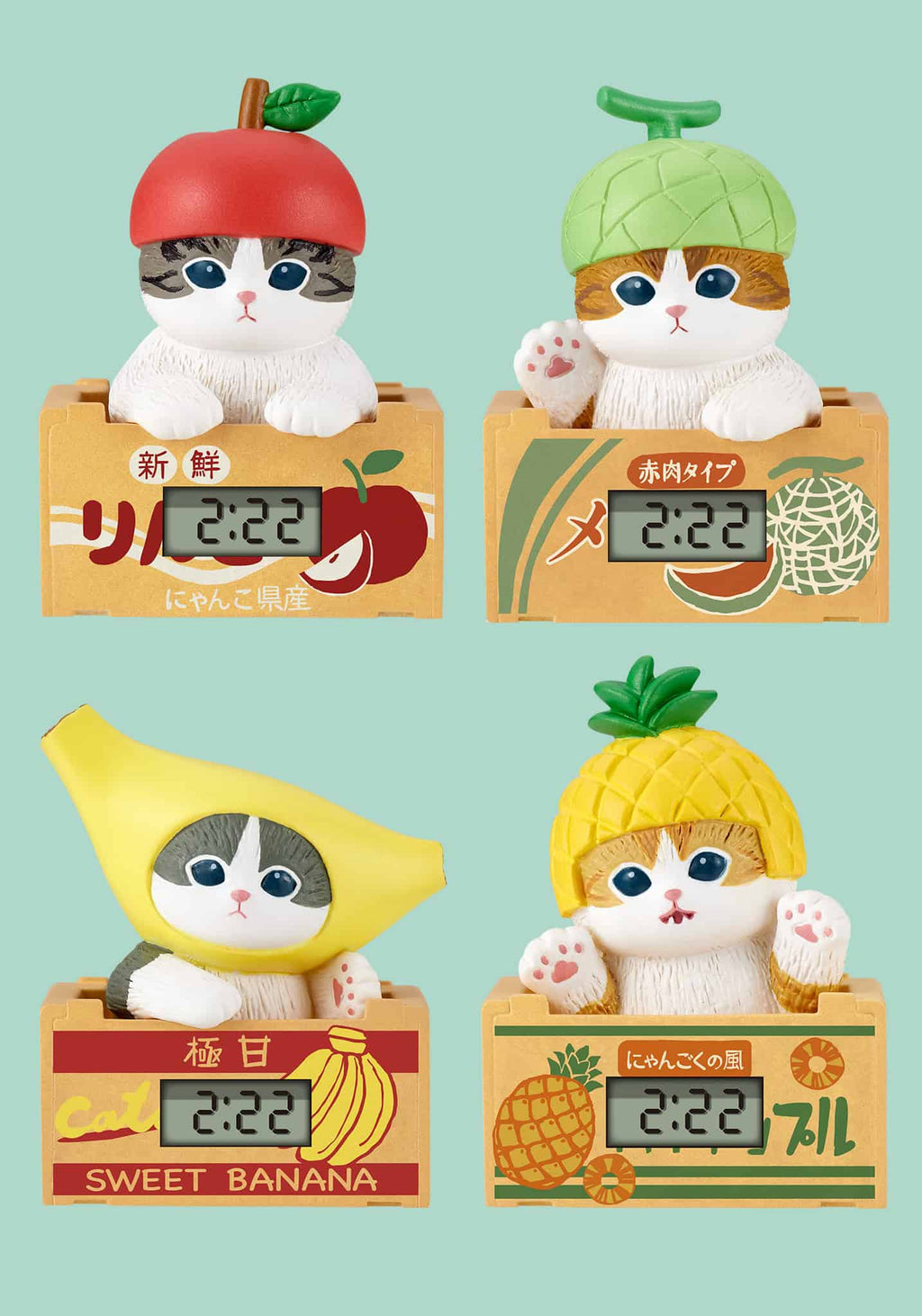 Mofusand Fruits Desk Clock Blind Box - Image 6