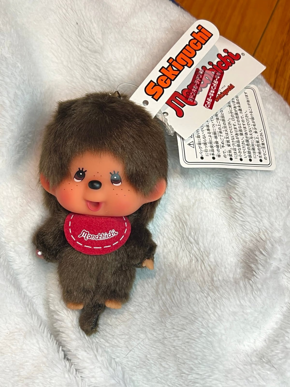 Monchhichi by Sekiguchi MONCHHICHI BIG FACE KEYCHAIN BY SEKIGUCHI - GIRL OR BOY - Image 2
