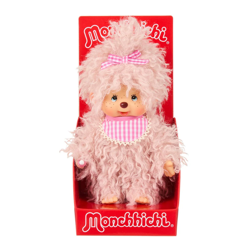 Monchhichi Fluffy Pink Beige Girl - Image 3