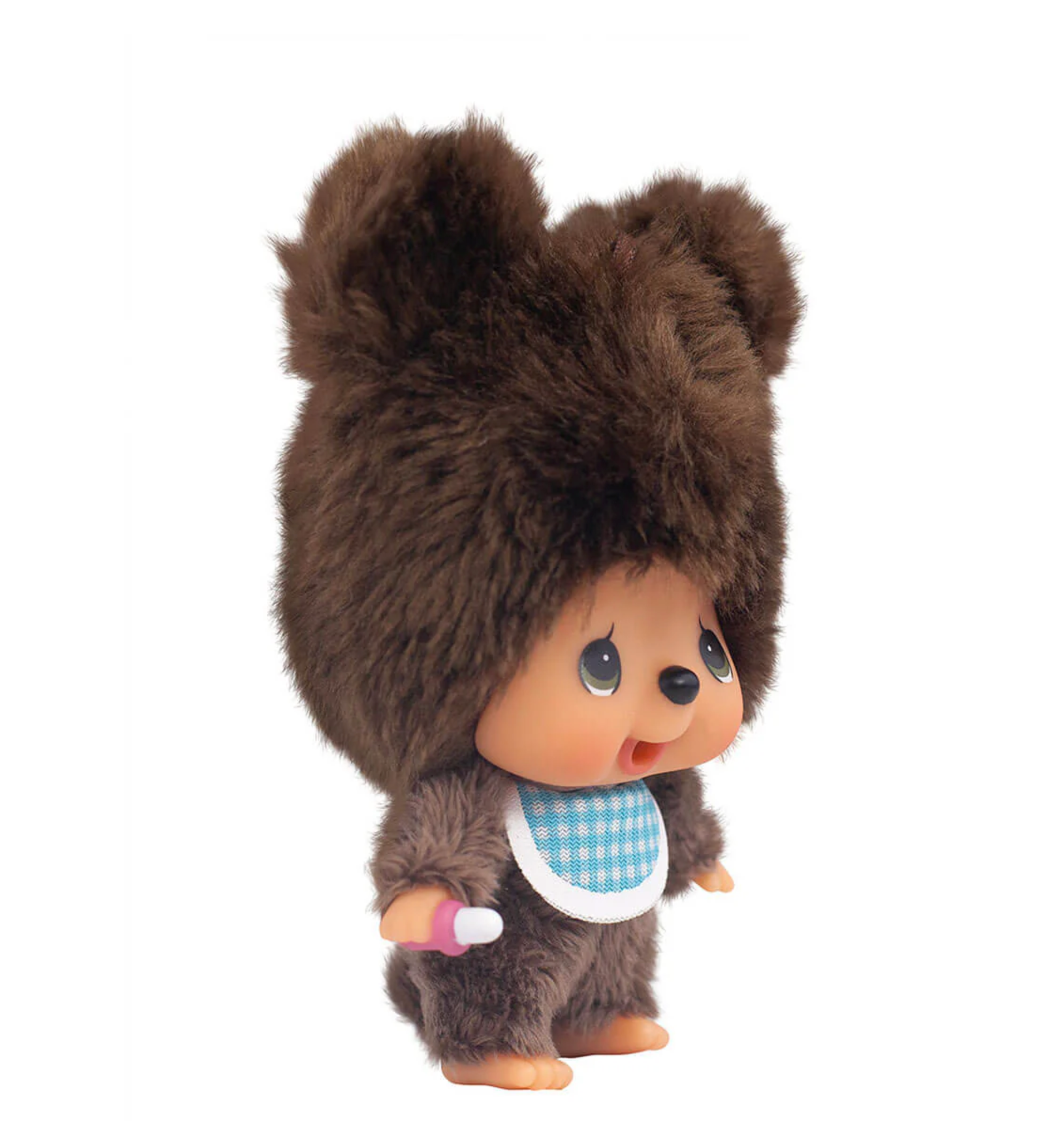 Monchhichi Friends Kuma Plush Keychain - Image 2
