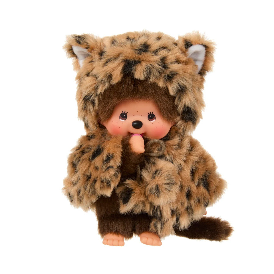Monchhichi Girl Leopard Hood - Image 2
