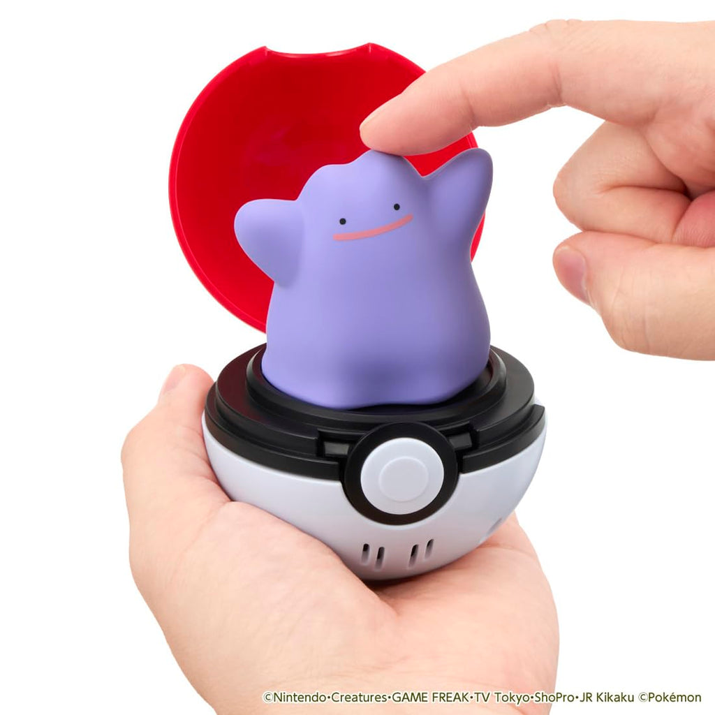 Pokémon 互动公仔 触碰发声自动休眠 精灵球弹出 需2 x AAA电池 Pyoko Puni Ditto百变怪 - Image 5
