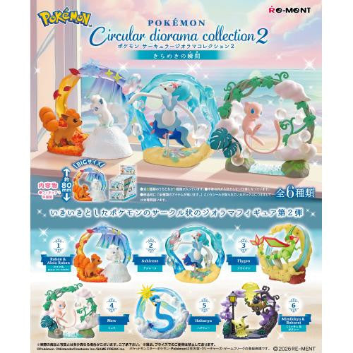 Re-ment Pokemon Circular Diorama Collection 2 The Sparkling Moment - Image 1