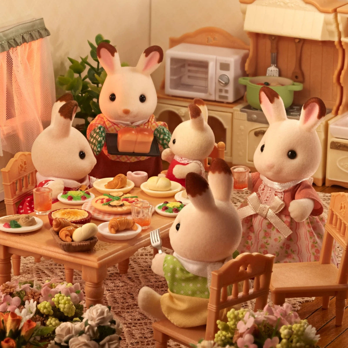 EPOCH Sylvanian Families U-100 Chocolate Rabbit Father Figure