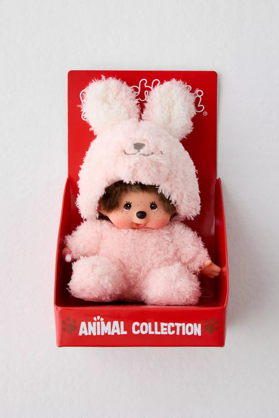 Sekiguchi Monchhichi Sitting Fluffy Rabbit Doll Plush - Image 2