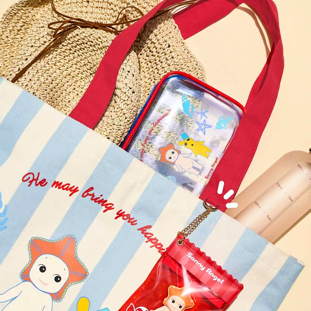 Sonny Angel Summer Limited Patch Tote Bag – Region-Limited Special Release [Pre-order]