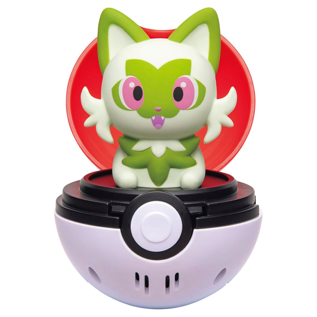 Takara Tomy Pokémon Pyokopunyu 弹出发声互动玩具 日本玩具大奖2025 多款可选 Sprigatito 新叶喵 - Image 1