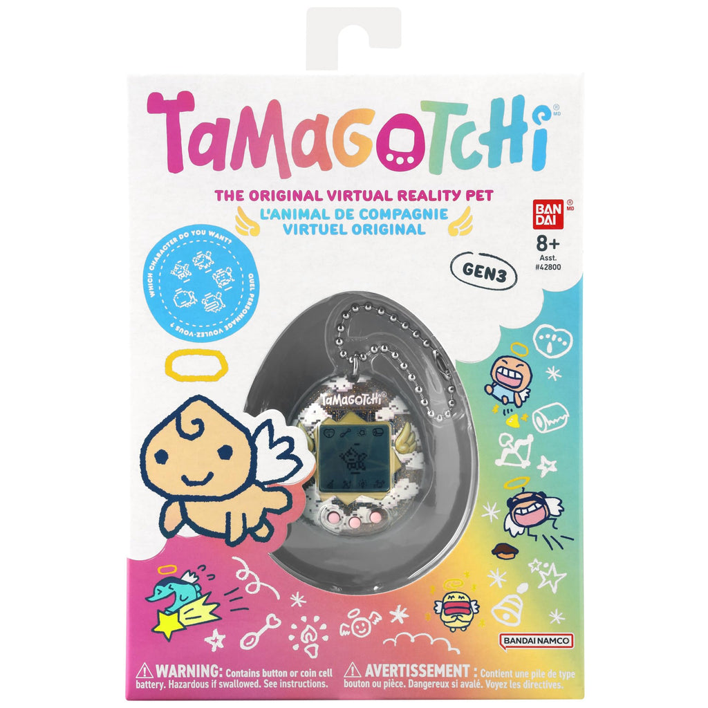 TAMAGOTCHI Bandai Angel Digital Pet with Angel Shell | Raise Your Obaketchi - Image 8