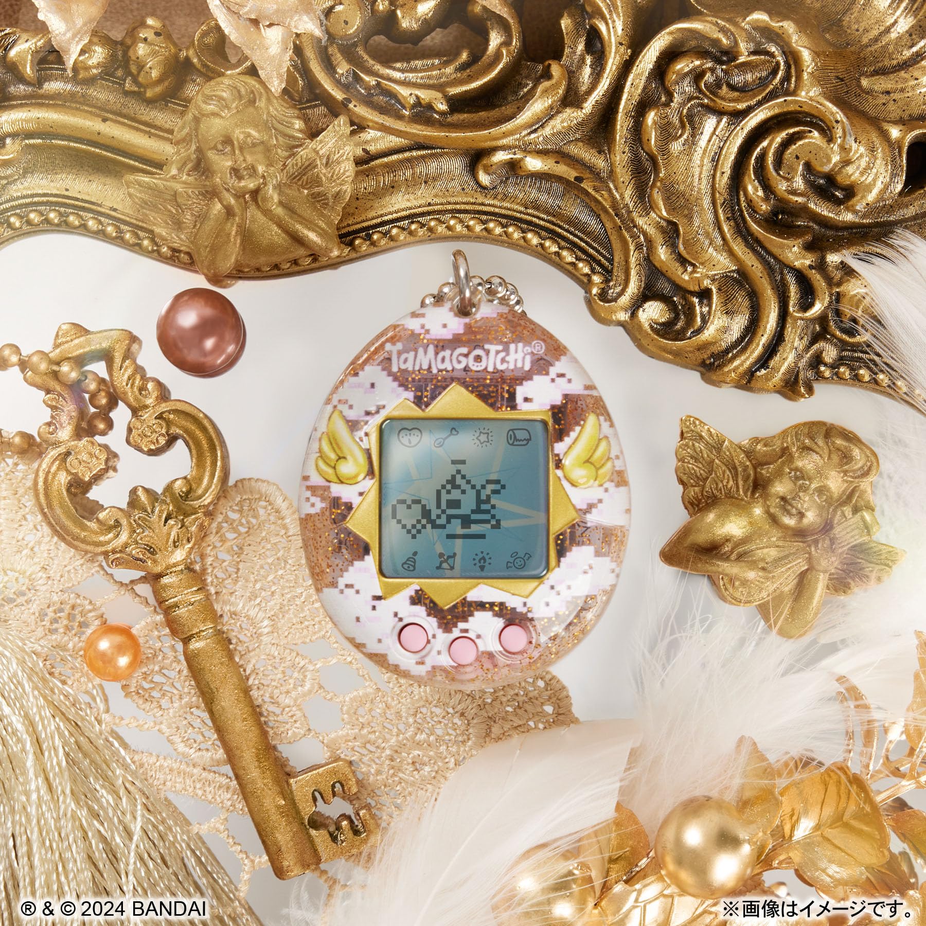 TAMAGOTCHI Bandai Angel Digital Pet with Angel Shell | Raise Your Obaketchi - Image 9