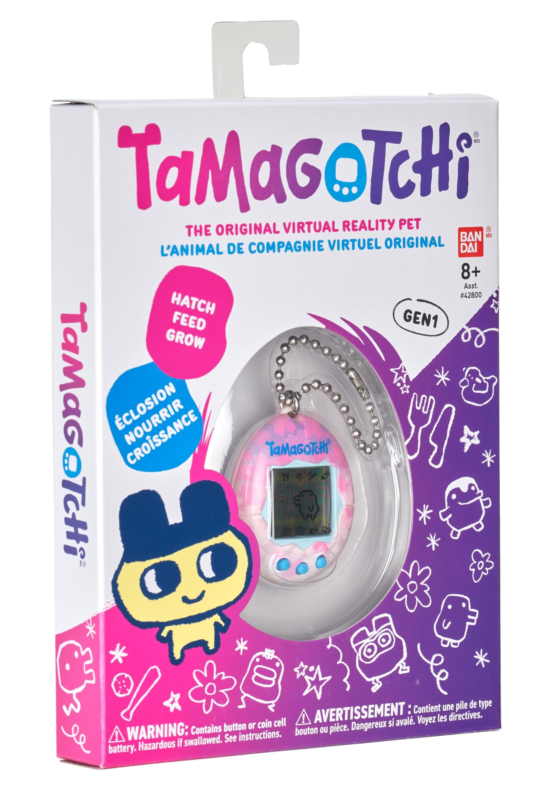 Tamagotchi Original Sakura Digital Pet - Electronic Virtual Pet Toy for Kids 8+ - Image 6
