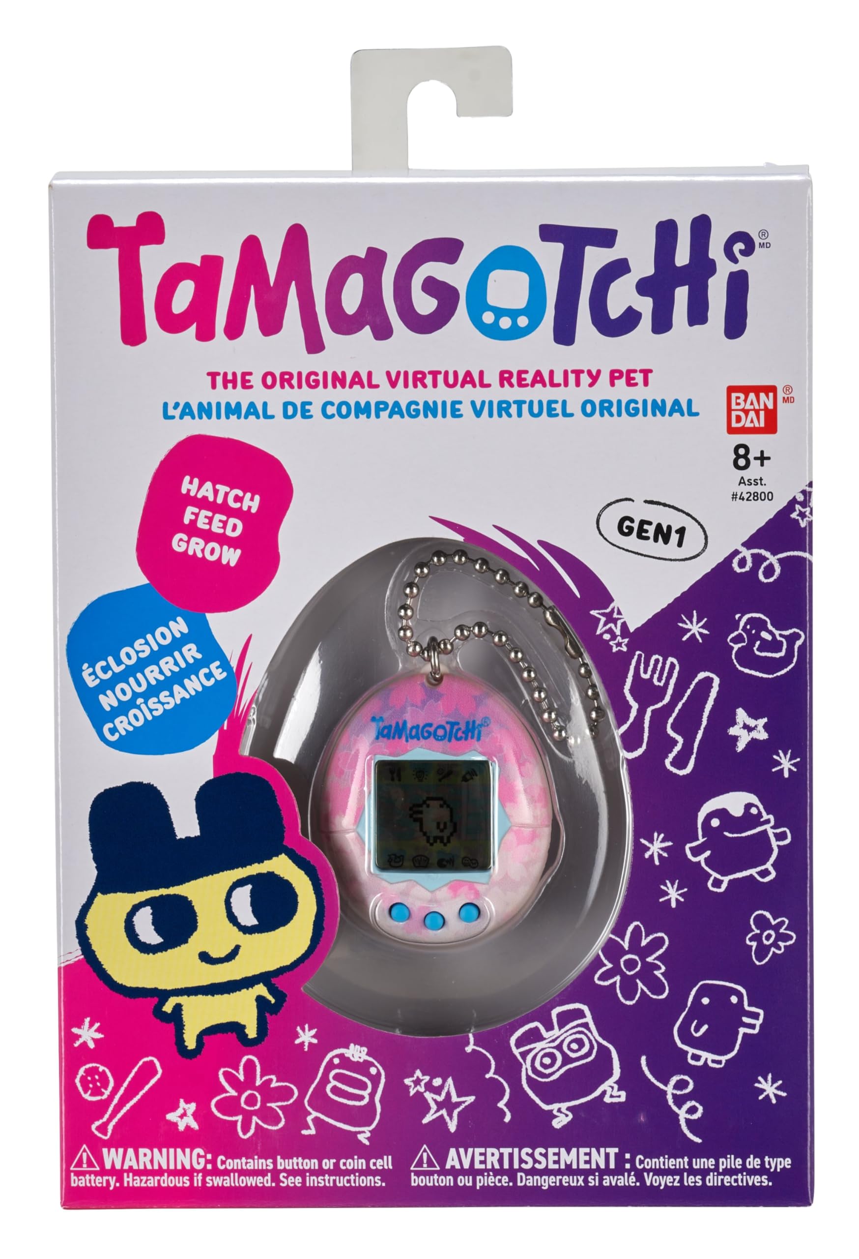 Tamagotchi Original Sakura Digital Pet - Electronic Virtual Pet Toy for Kids 8+ - Image 7
