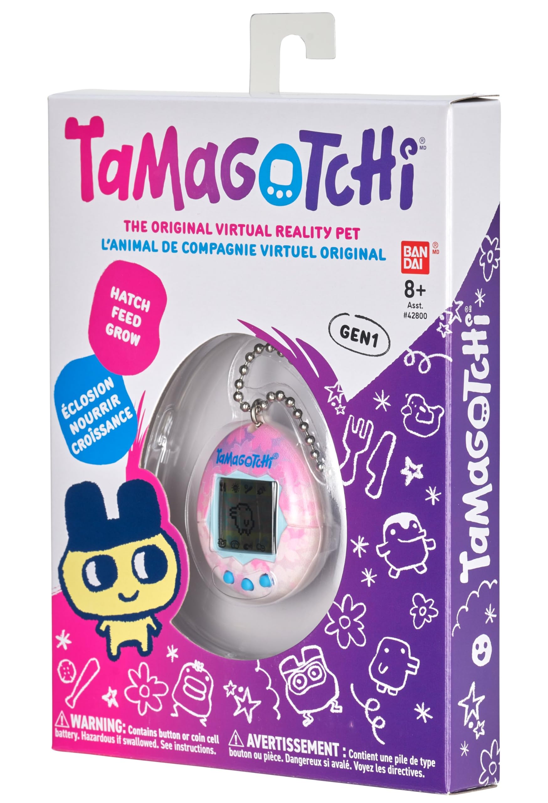 Tamagotchi Original Sakura Digital Pet - Electronic Virtual Pet Toy for Kids 8+ - Image 8