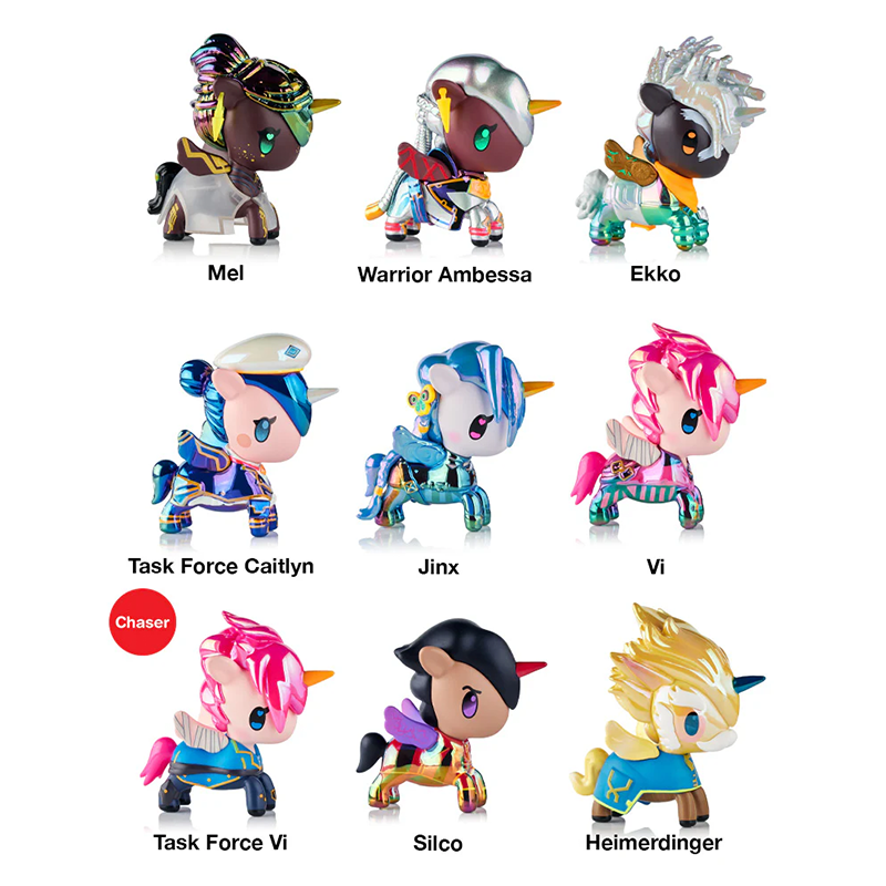 tokidoki x Arcane Unicorno Black Light Edition Blind Box - Image 1
